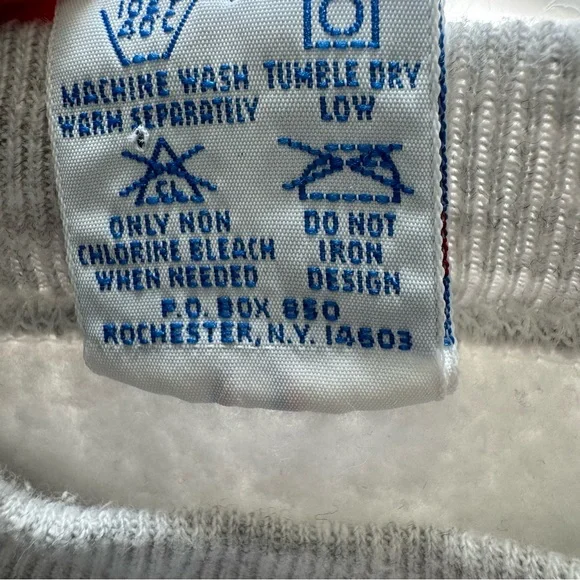 Vintage Champion Reverse Weave Radford University Pullover Sweater Size Large - Picture 9 of 9